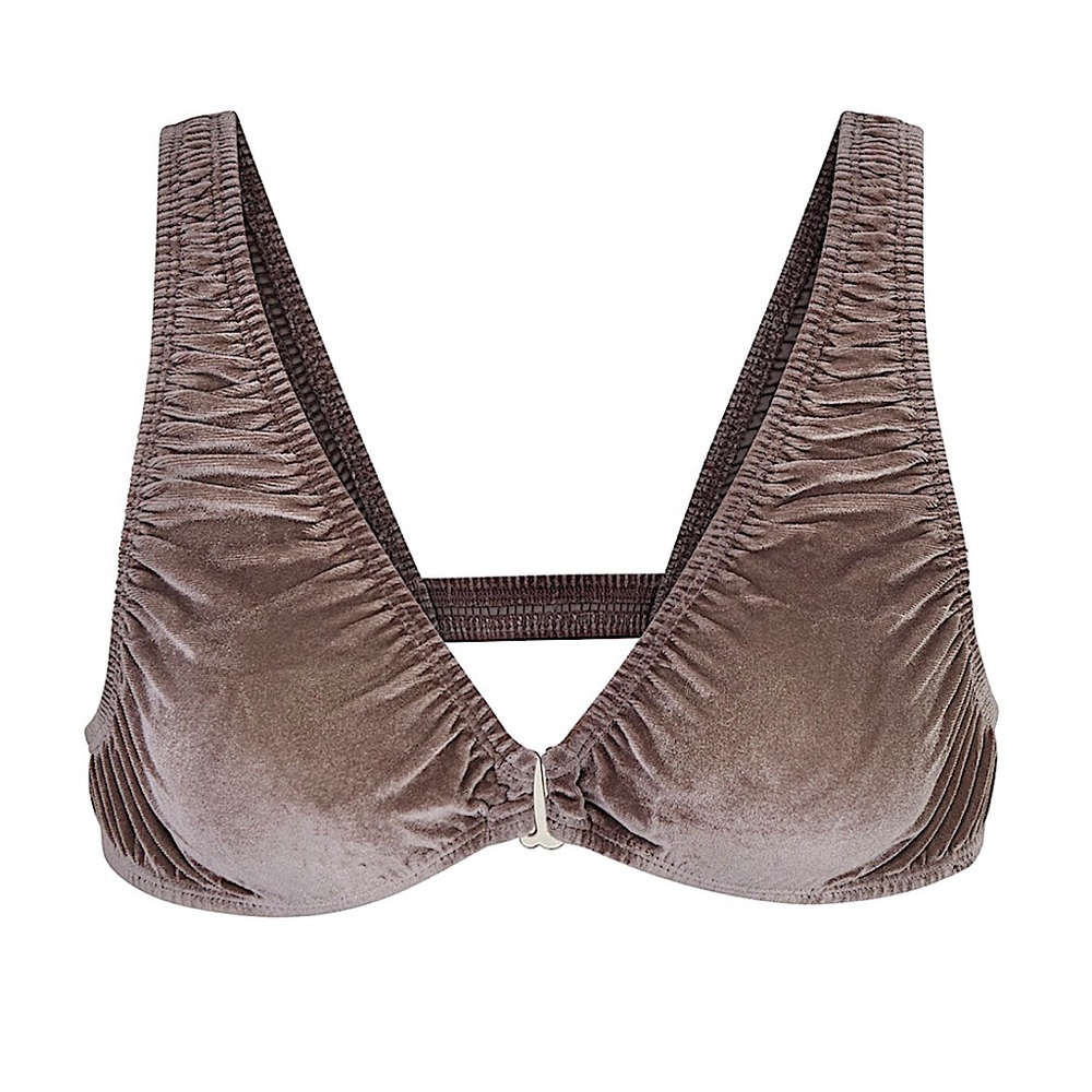 SKIMS Stretch Velvet Collection Bra Bralette in Amethyst - New with Tags! - Picture 15 of 15